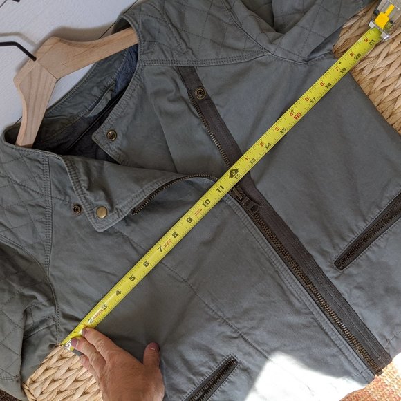 SOLD - NOT FOR SALE!//GAP Quilted Cotton Moto Jacket 8! - Picture 6 of 7